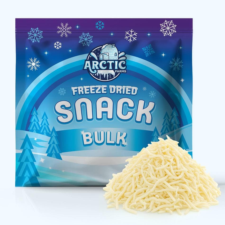 Freeze-Dried Mozzarella Cheese, 100% Real Cheese Snack, Bulk Bag (22 oz)