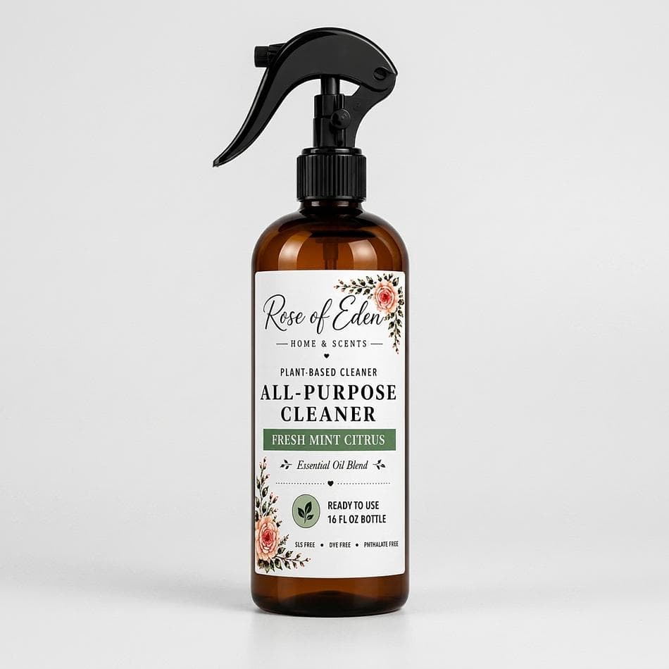 Plant-Based All-Purpose Cleaner Spray, Streak-Free Multi-Surface, 16 oz