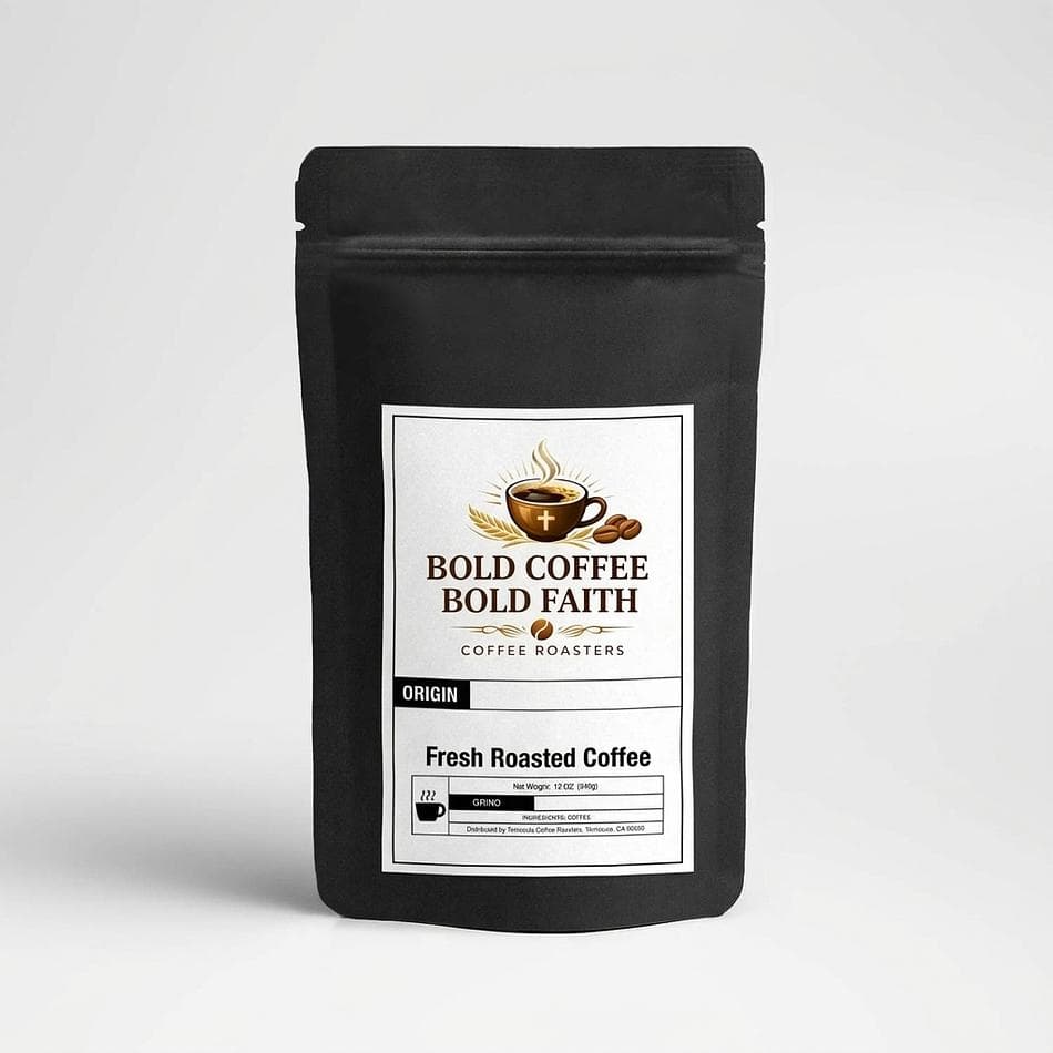 Italian Roast Coffee Beans, Central American Blend, Extra Dark Roast, Low Acid Flavor, 12 oz Bag (Whole Bean or Ground)