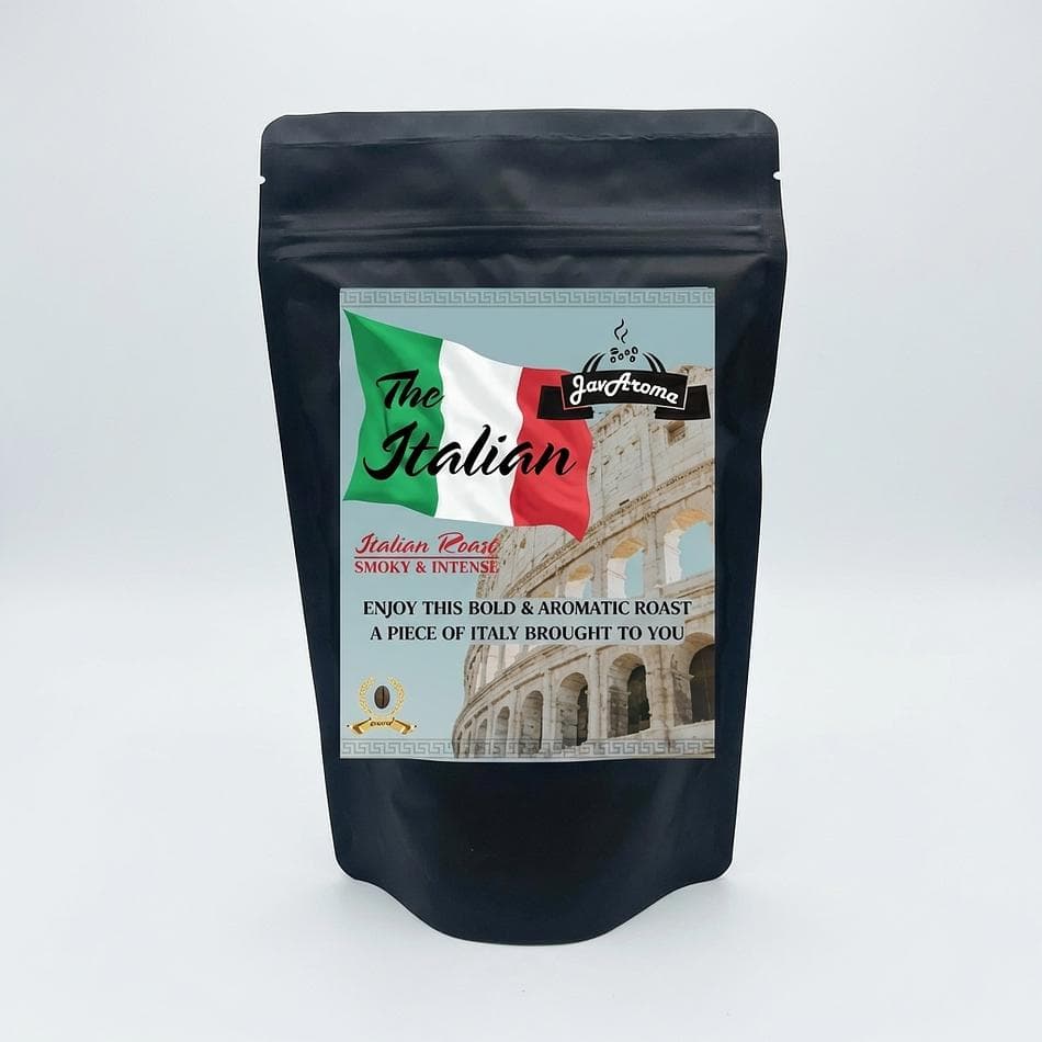 Italian Roast Whole Bean Coffee, 100% Arabica, Full-Bodied Espresso Blend, 8 oz Bag