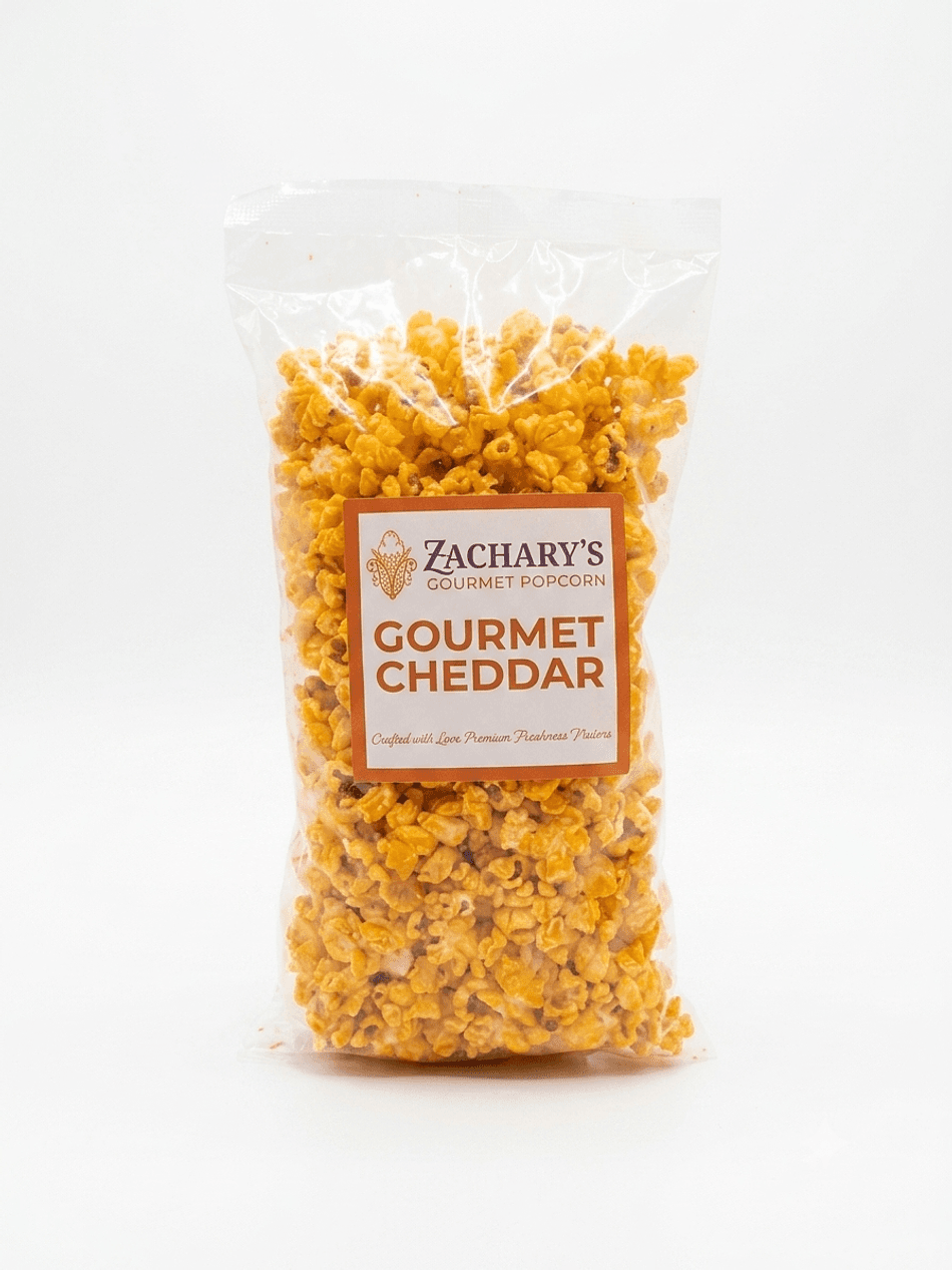 Sharp Gourmet Cheddar Popcorn – Real Aged Cheddar, Gluten-Free Medium  2.7oz / Approx. 3 Cups