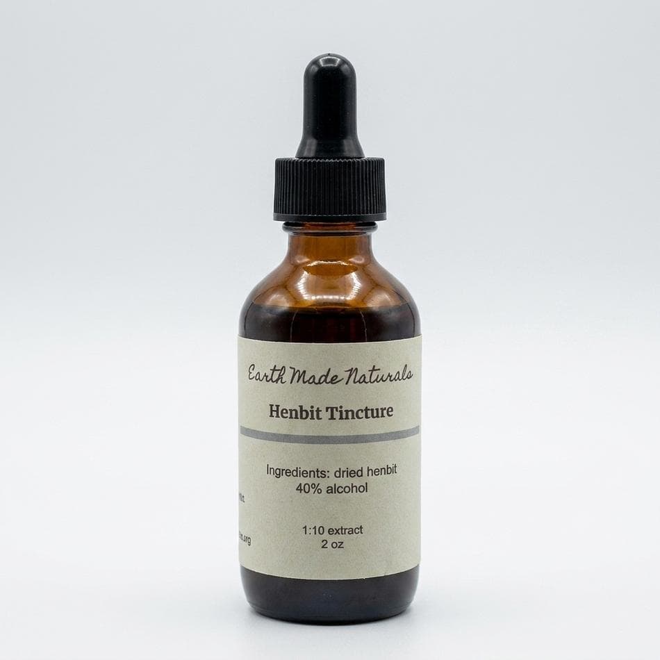 Henbit Herbal Tincture, Henbit (Lamium amplexicaule), Immune & Respiratory Support, Liquid Extract, 1 fl oz