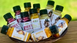 Organic Sea Moss Wellness Shots Sampler (12 × 2oz) | Ginger, Turmeric, Beet + Turmeric-Ginger | Refrigerated-1