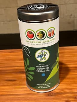 Organic Elderberry Goodness Herbal Tea To Help Fight Seasonal Cold.-1
