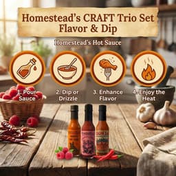 Homestead’s CRAFT Trio Set Flavor & Dip-9