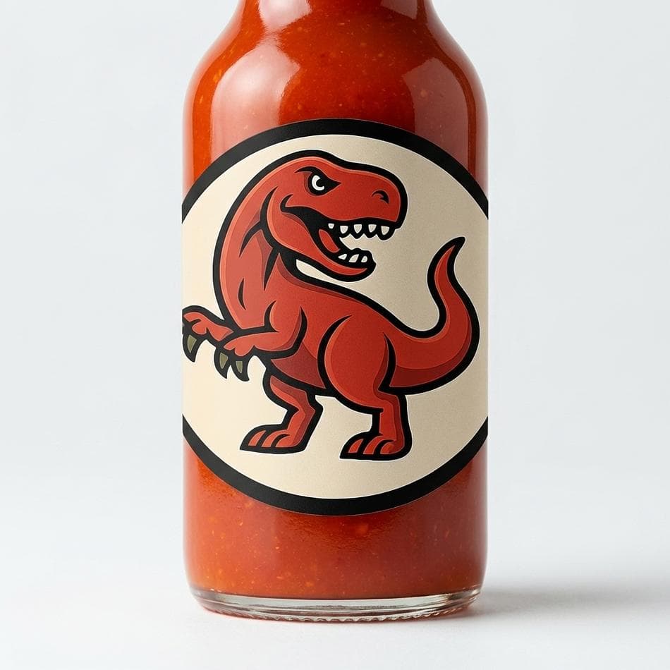 Ginger Heat; Scotch Bonnet Ginger Hot Sauce, Fresh Ginger Root, Tropical Sweet Heat, 5 oz Bottle, Heat Level 4.5/5