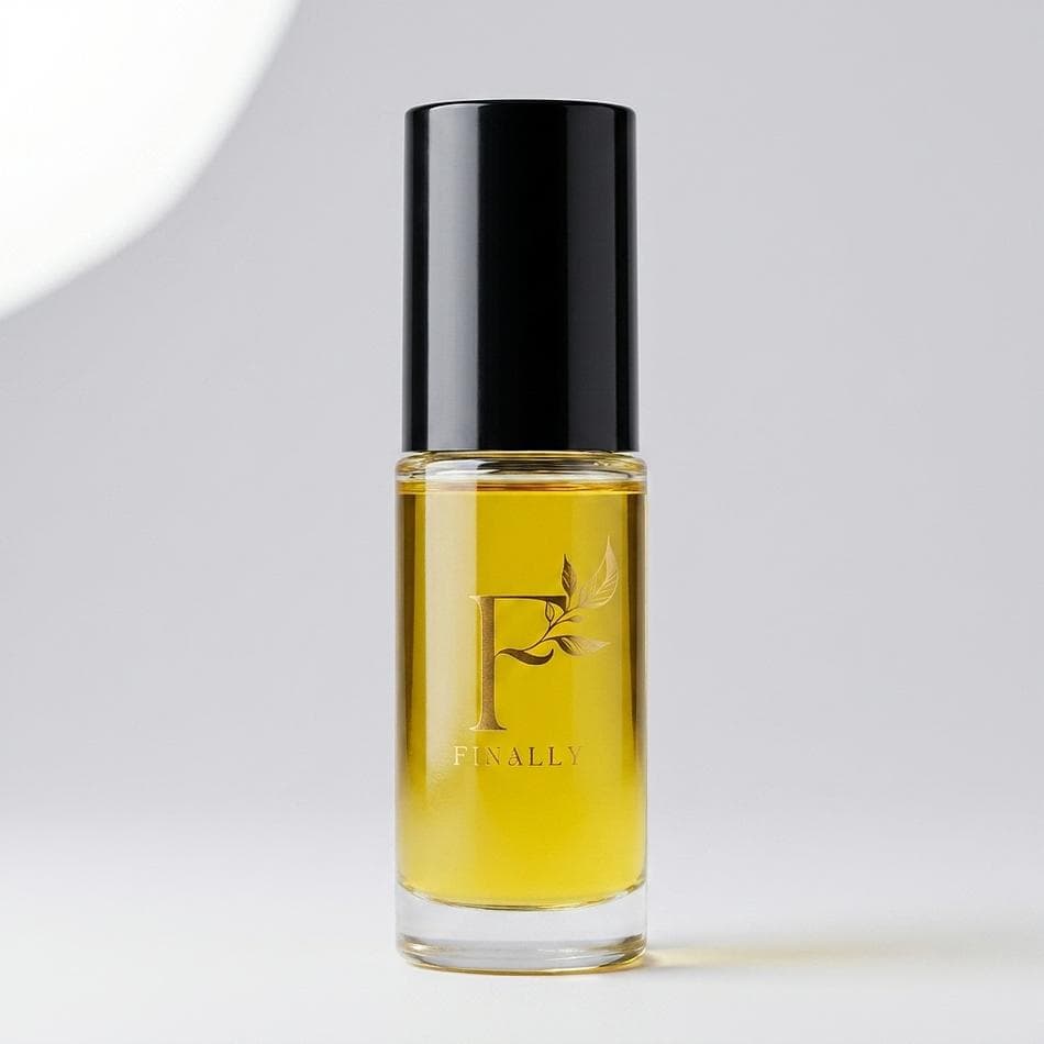 Organic Lip Oil, Jojoba + Chia + Pomegranate, Fragrance-Free Hydration for Dry Lips, 5ml Glass Bottle