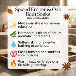 🌿 Spiced Ember & Oak Bath Soaks-5