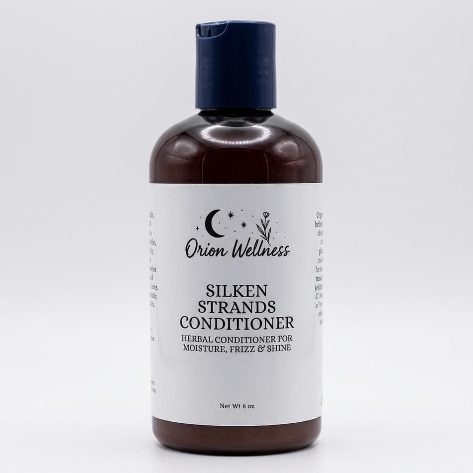 Herbal Hair Conditioner, Aloe + Irish Moss + Hyaluronic Acid, Frizz Control & Shine, Silicone-Free, 1 Bottle