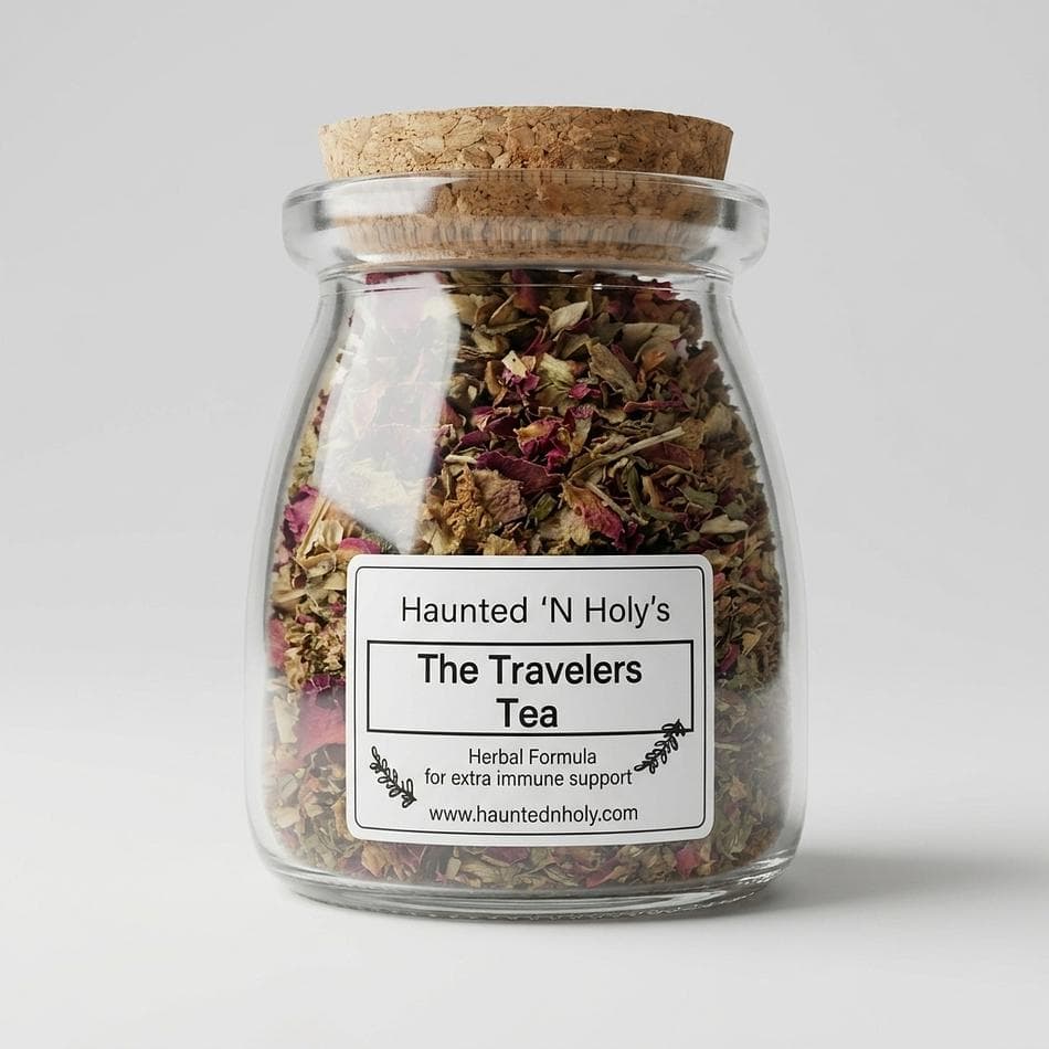 Herbal Immune Support Tea, Echinacea Rose Petals Peppermint & Cinnamon, Caffeine-Free Daily Wellness Blend, 1 Bag