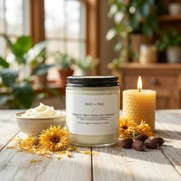 Whipped Tallow Balm with Calendula 4oz-1