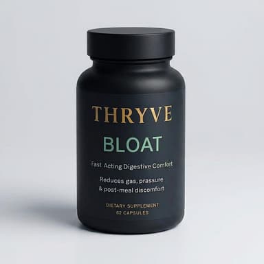 Bloat Relief Capsules, Fennel & Ginger + Lemon Balm, Gentle Digestive Comfort, 60 Veggie Caps (30 Servings)