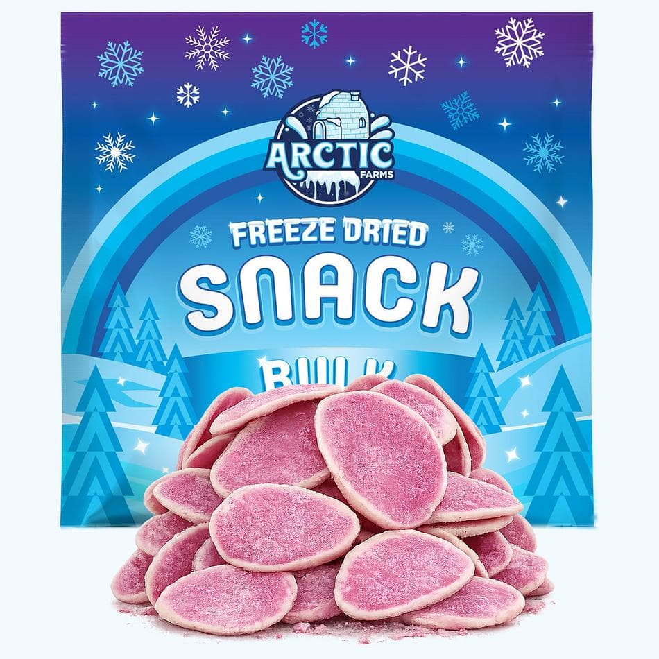 Freeze-Dried Watermelon Radish, Crisp, Peppery, Naturally Vibrant Veggie Crunch, Bulk Bag (6 oz)