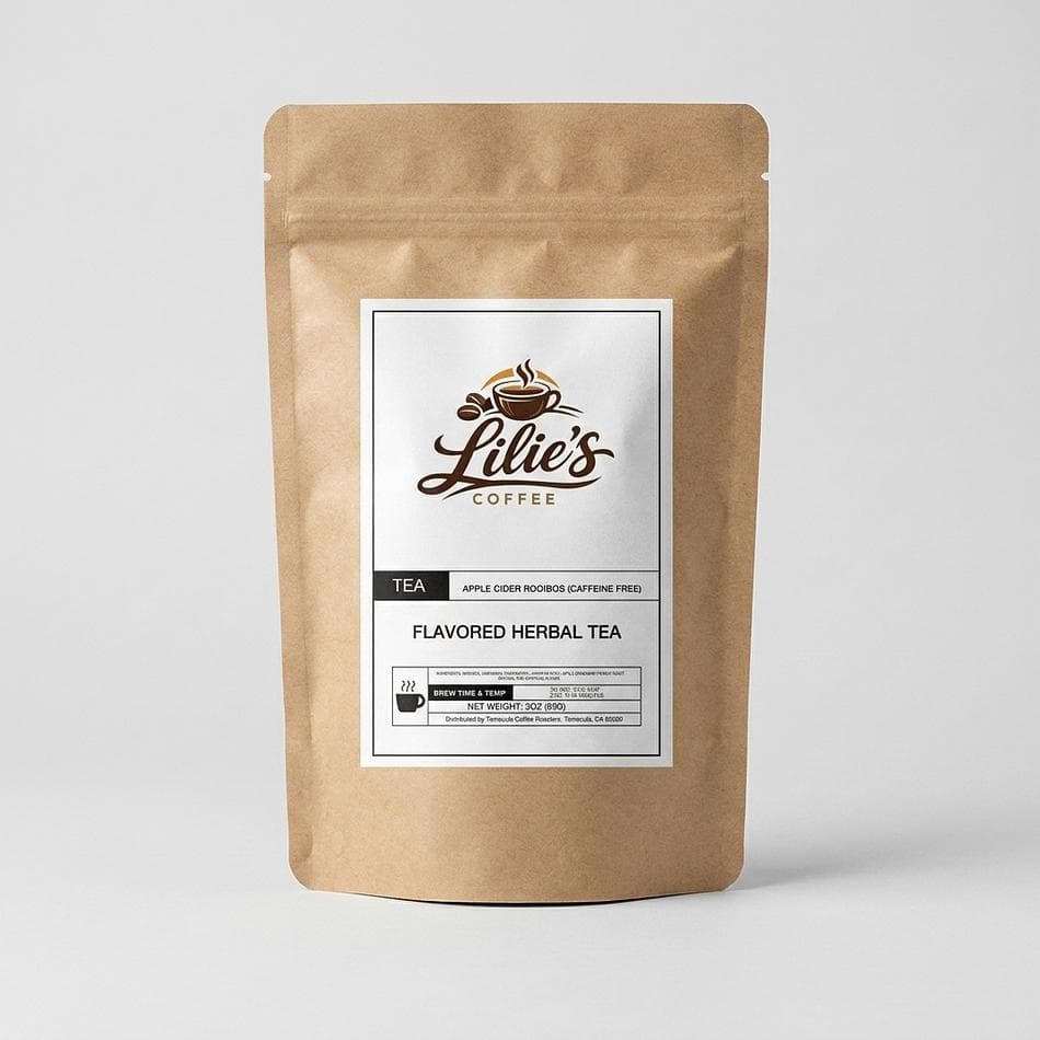 Caffeine-Free Rooibos Tea, Cinnamon & Orange Peel, Apple Cider Spice Blend, Loose Leaf 3 oz