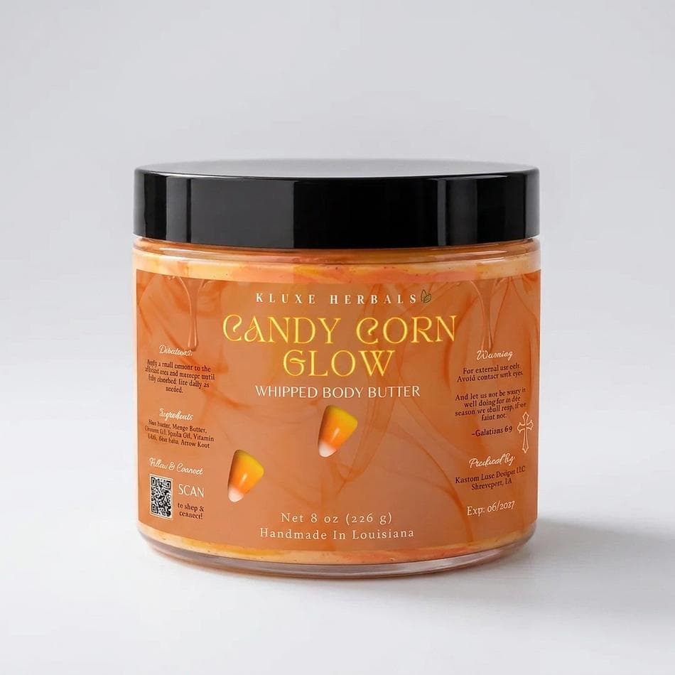 Whipped Body Butter, Shea & Mango Butters + Jojoba Oil, Deep Moisture Glow for Dry Skin, 8 oz Jar