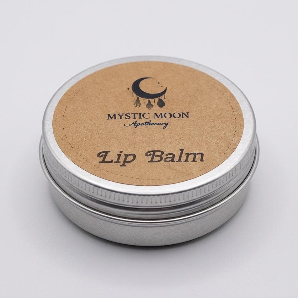 Hydrating Lip Balm Tin, Vanilla + Lemon + Orange Cream, Dry Chapped Lips, 1 oz