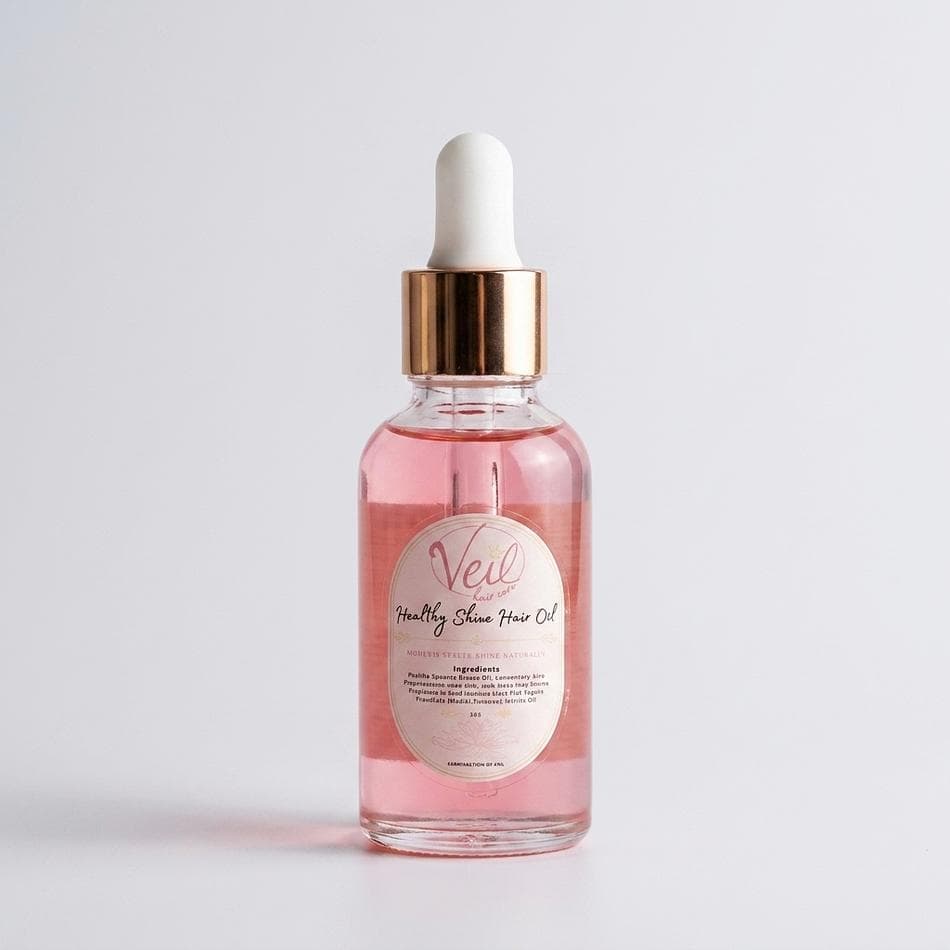 Silicone-Free Hair Shine Oil, Argan + Meadowfoam + Daikon Seed, Smooth Frizz & Boost Gloss, 1 oz (30 mL)