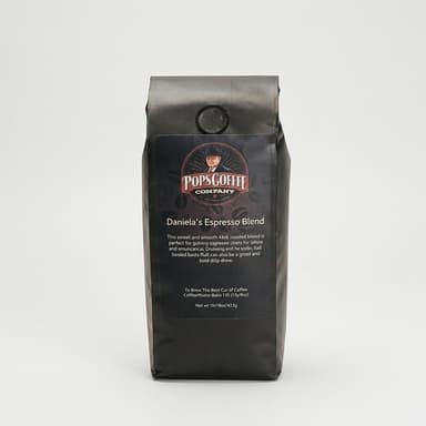 Dark Roast Espresso Coffee Beans, Hazelnut & Caramel Notes, Sweet Smooth Full-Bodied Shots, 1 lb Whole Bean/Ground/Fine Espresso