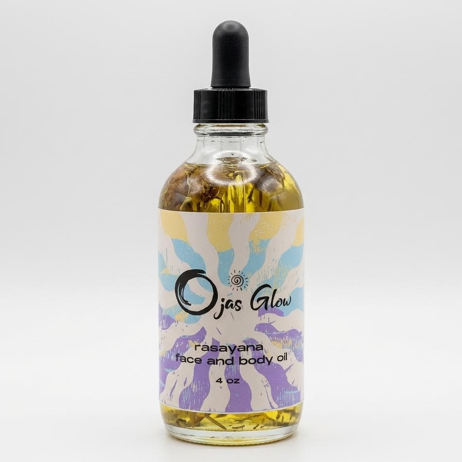 Face & Body Oil, Black Seed (Nigella) + Apricot + Castor, Youthful Glow & Dry Skin Care, 1 Bottle