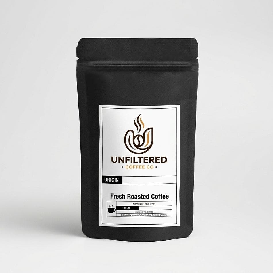 Medium Roast Coffee Blend, Central & South America Beans, Nutty Chocolate Citrus Notes, 12 oz Bag (Whole Bean or Ground)