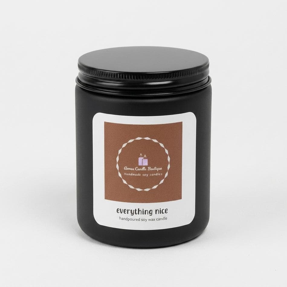 Scented Jar Candle, Sugar, Citrus & Vanilla, Cozy Warm Musk & Woods, 9 oz Single Wick