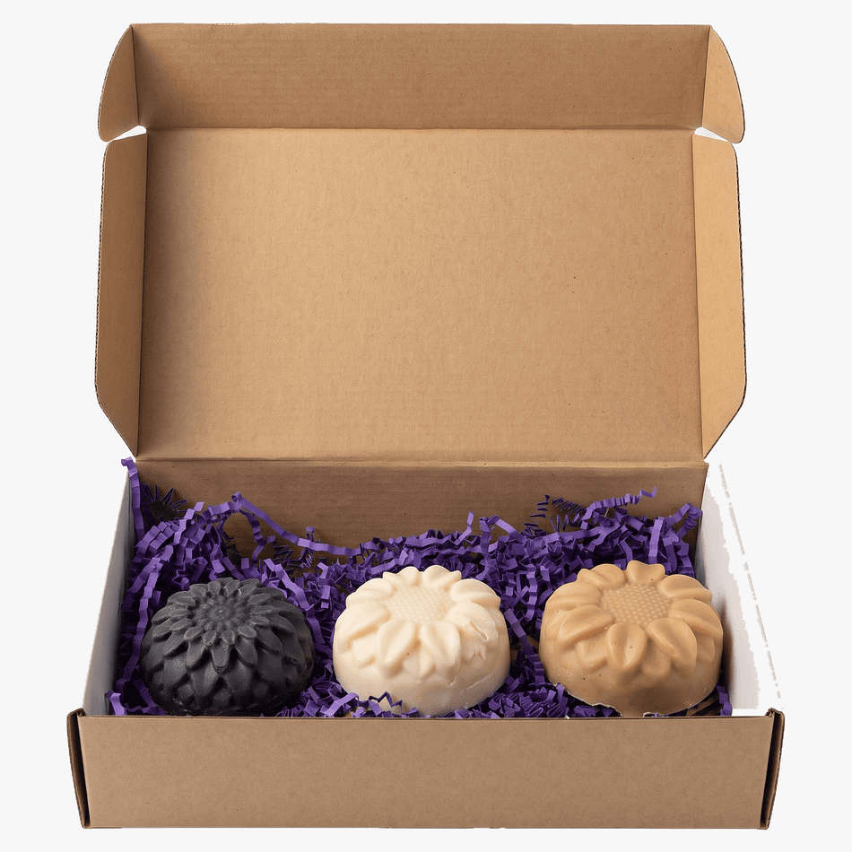 Donkey Milk Soap Gift Set, 3-Bar Trio, Moisturizing Cleanse for Dry/Sensitive Skin, Gift-Ready Soap Set (Size/Scents Vary)