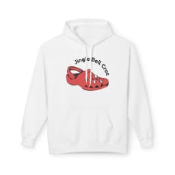 Jingle Bell Croc Hoodie — Funny Holiday Crocs Pullover-0