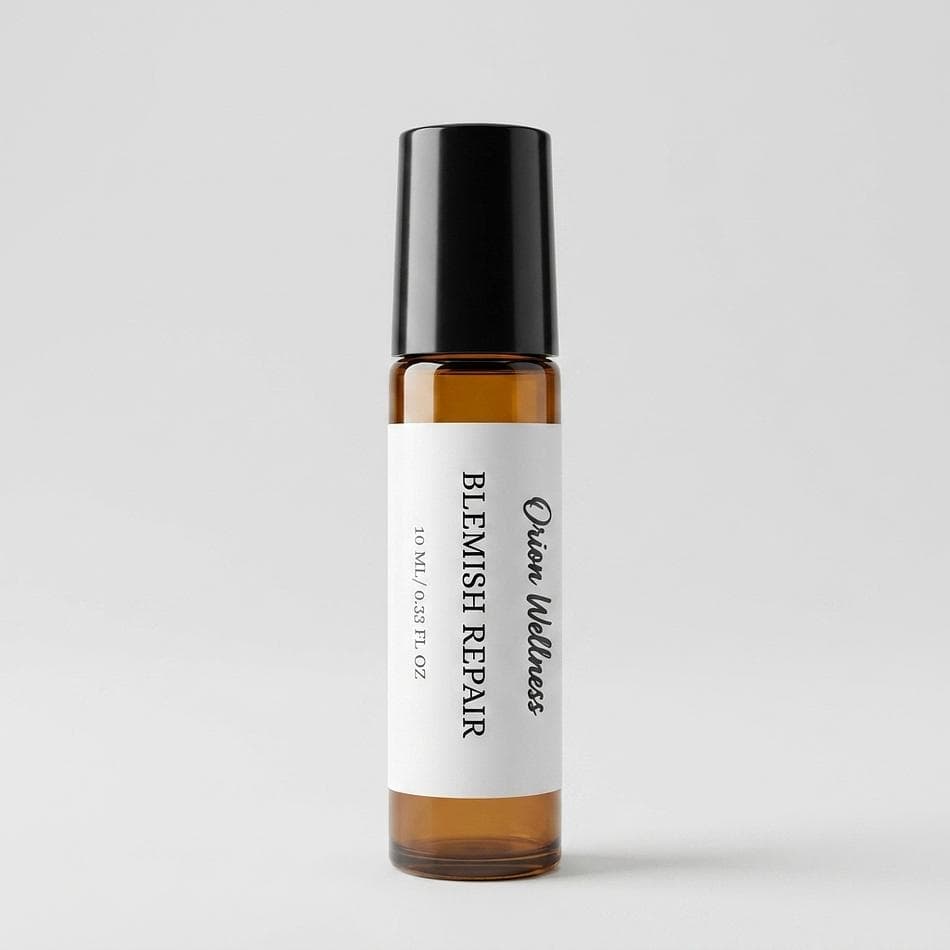 Acne Spot Treatment Roll-On, Tamanu & Jojoba Oils + Tea Tree, Redness-Calming Blemish Repair, Sensitive Skin