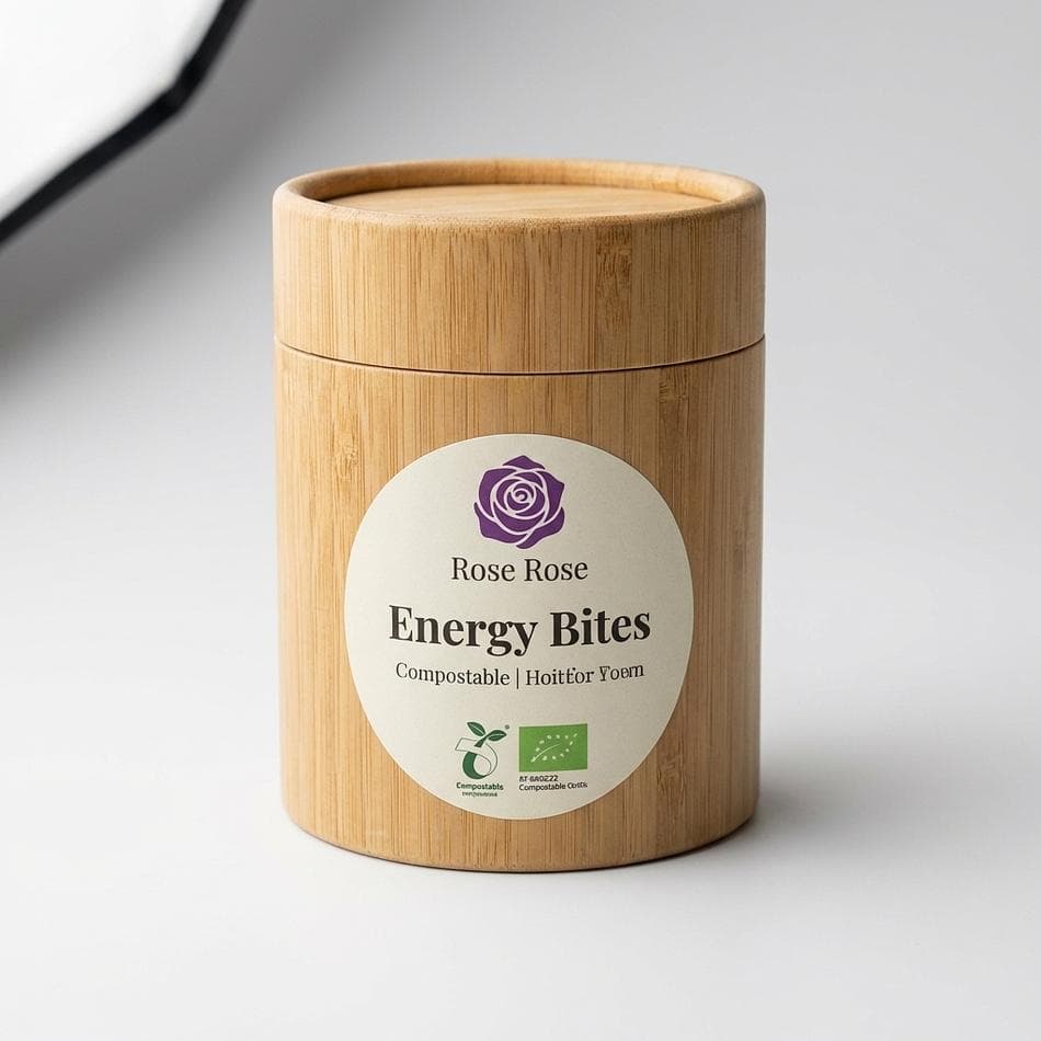 Organic Gluten-Free Energy Bites, Chocolate & Seeds, Vitality Snack, 6-Pack