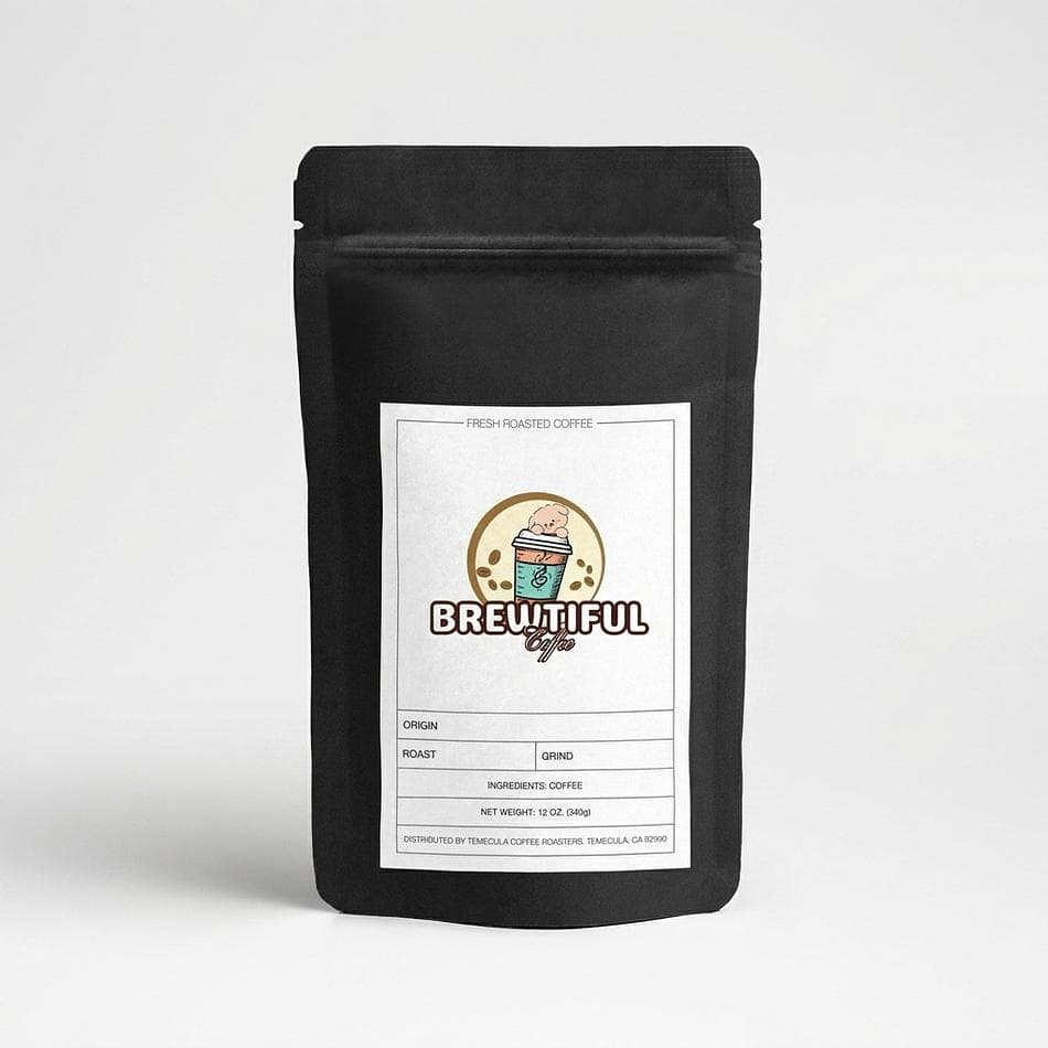 Medium Roast Coffee Blend, Central & South America, Nutty Chocolate Citrus Notes, Whole Bean/Ground, 12oz Bag