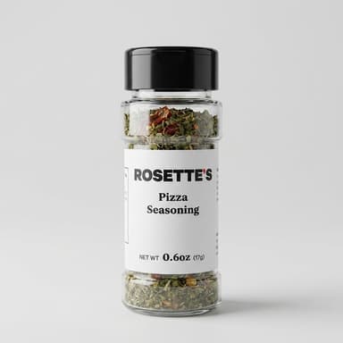 Pizza Seasoning Blend, Garlic & Oregano, Salt-Free Italian Herbs, Pizza/Vegetable Topper, 1 Jar