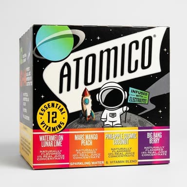 Sparkling Vitamin Water, Real Juice & Blue Agave, Vitamins + Electrolytes, Variety Pack, 12-Pack