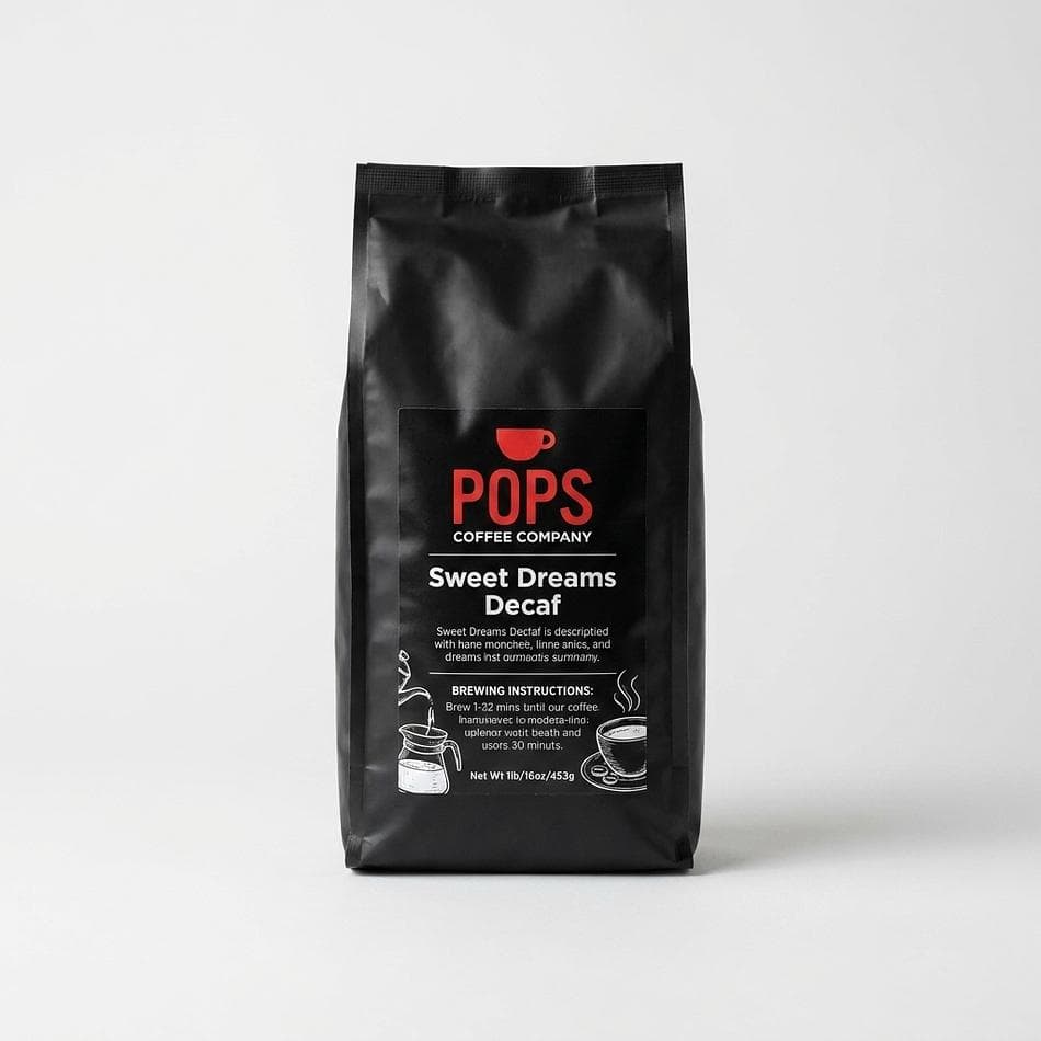 Swiss Water Decaf Coffee Blend, Central American & Indonesian Beans, Smooth Full-Bodied Medium Roast, 1 lb Whole Bean