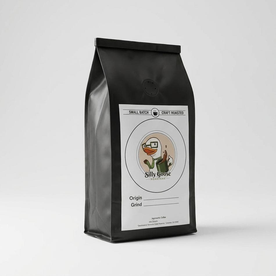 High Caffeine Coffee Blend, Tanzania & India Robusta, Big Energy Smooth Finish, 12 oz Bag (Whole Bean or Ground)