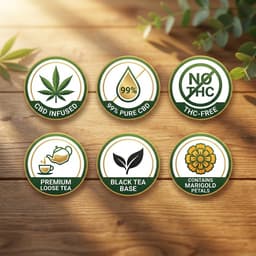 Sweet Relief Cbd Tea Caramel Lattea Black Tea, Premium Loose Tea.-7