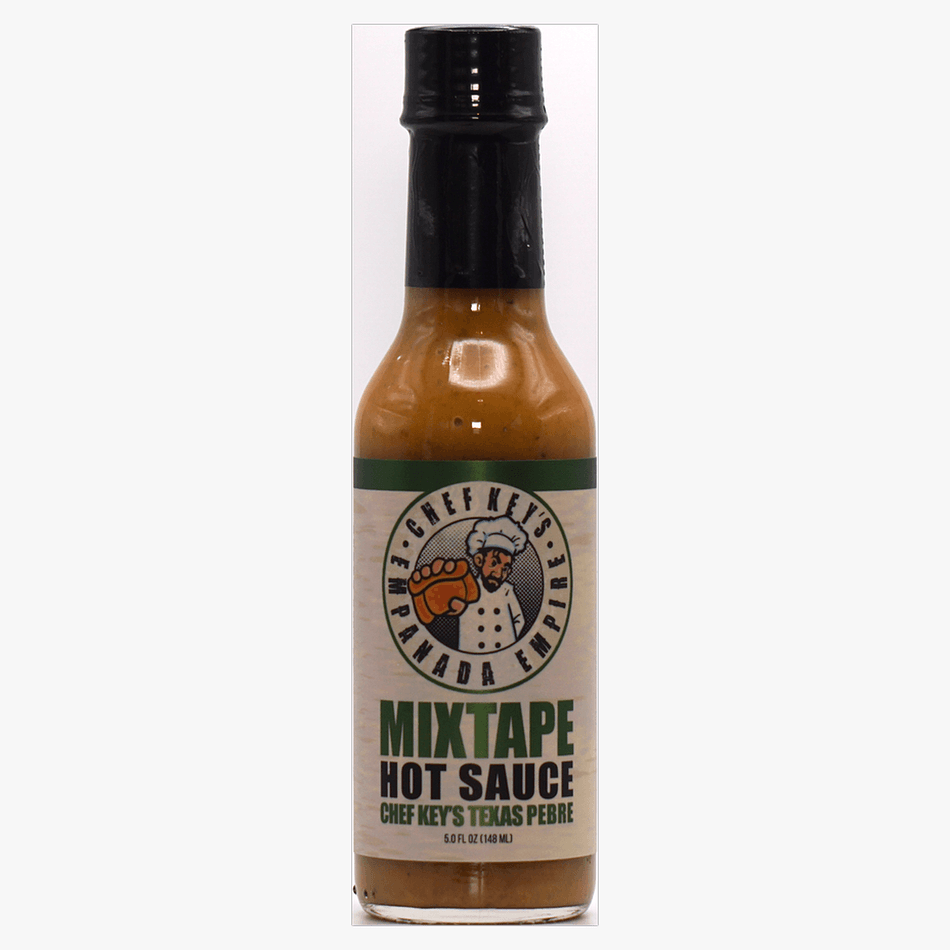 Texas Pebre Hot Sauce, Serrano Pepper, Tomato & Cilantro, Tangy Low-Sweet Heat, 5 fl oz Bottle