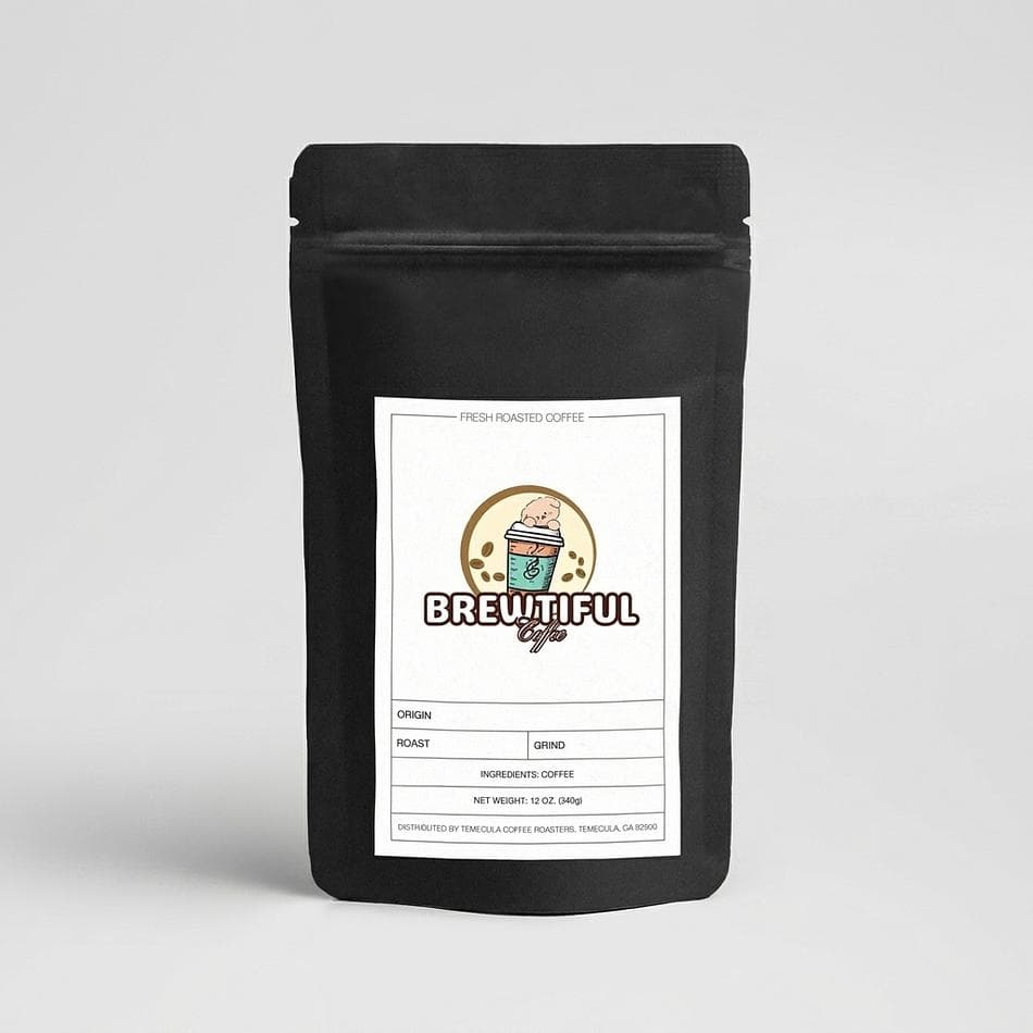 French Roast Coffee Beans, African Blend, Bold Low-Acid Dark Roast, Whole Bean or Ground, 12 oz Bag