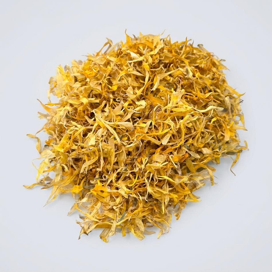 Dried Calendula Petals (Calendula officinalis), Skin-Soothing Herbal Flower, for Tea & Oil Infusions, 1 Bag