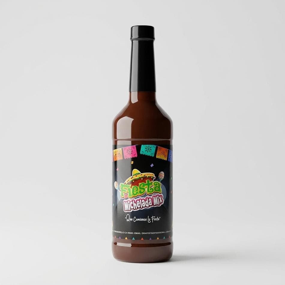 Michelada Mix, Lime & Mexican Spices, Bold Spicy Beer Cocktail Mixer, Bottle, 32 oz