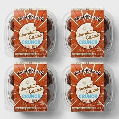 Chocolate Cacao Crunch Energy Balls  (4-pack)