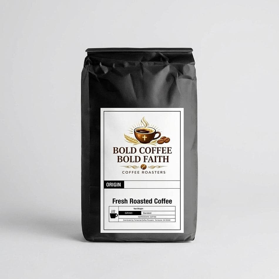 Dark & Medium Roast Coffee Blend, Cocoa Caramel Vanilla Notes, Smooth Bold Cup, 12 oz Bag (Whole Bean or Ground)