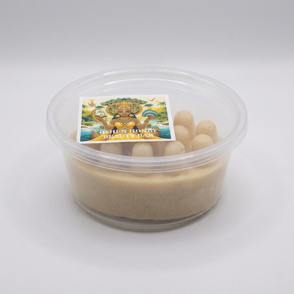 Honey Beauty Soap Bar, Raw Honey & Shea Butter, Moisturizing Glow, Handmade Cleansing Bar