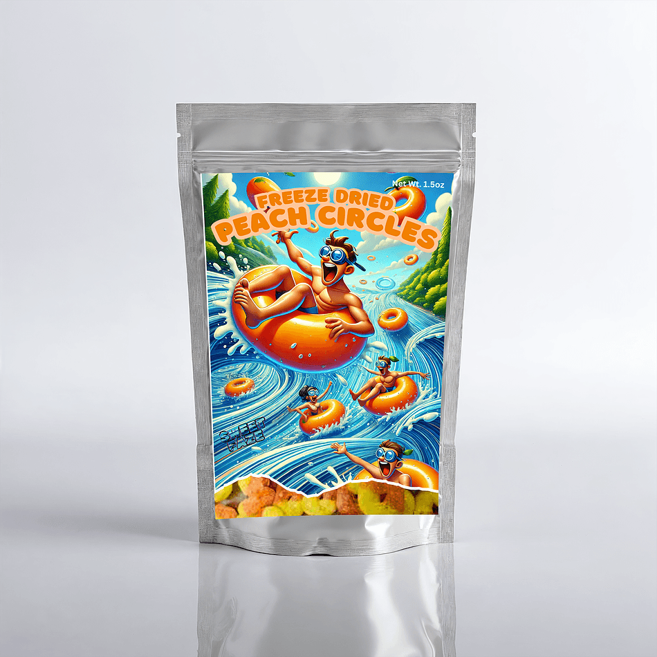 Freeze-Dried Peach Circles