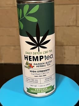 Daily Detox Cbd Tea Hemptea Garden Blend * Herbal Tea High Strength-1