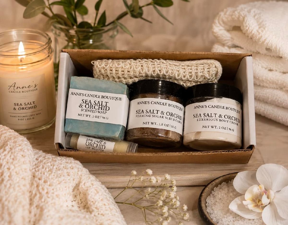 Sea Salt and Orchid 5 piece Self Care Set